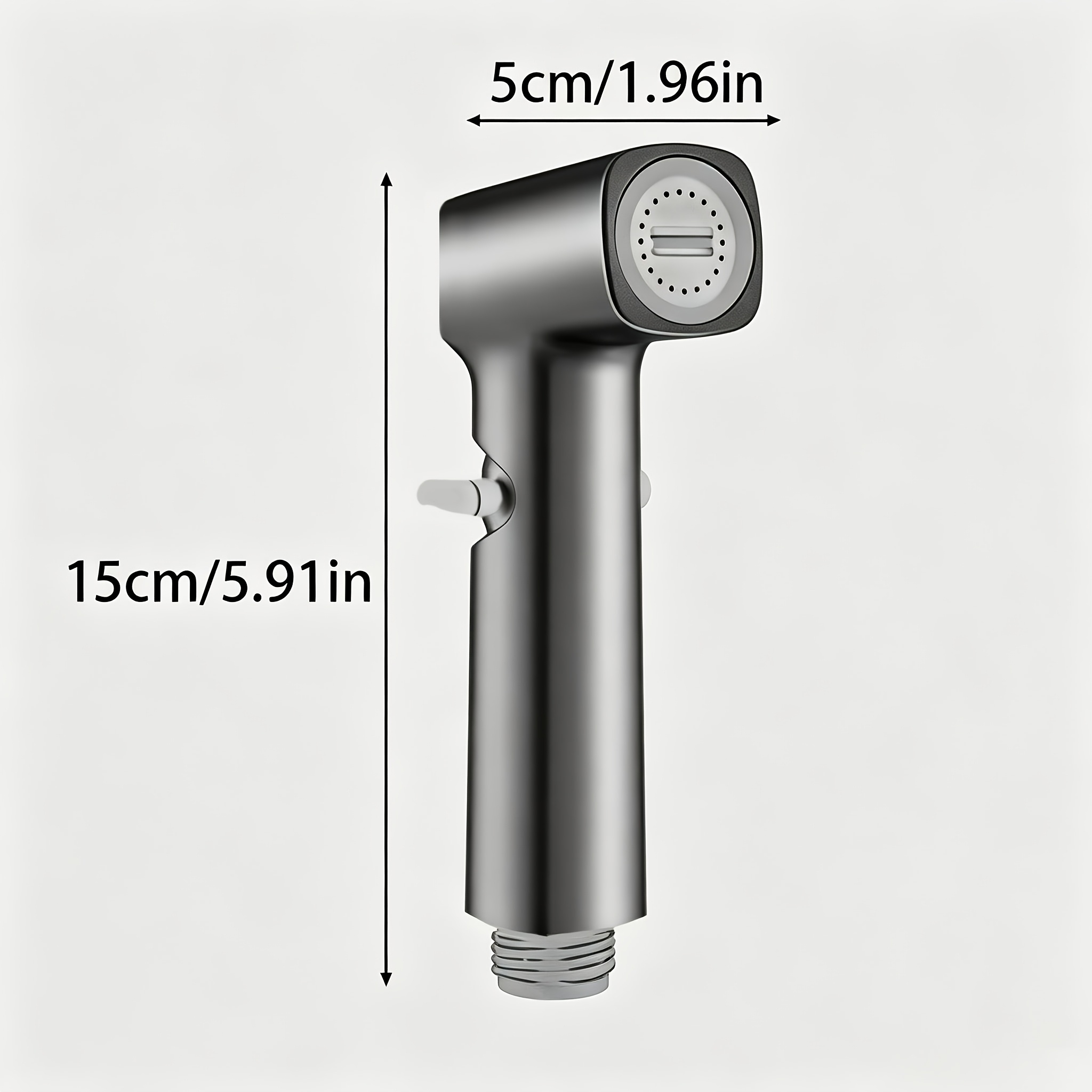 Image of Square Head Handheld Bidet Attachment, Portable Bidet Accessory For Toilet Adjustable Water Head - Plastic Lightweight/suitable For Toilet Bidet | Toilet Bidet | Pet Washing | Female Wash | Shower Use
