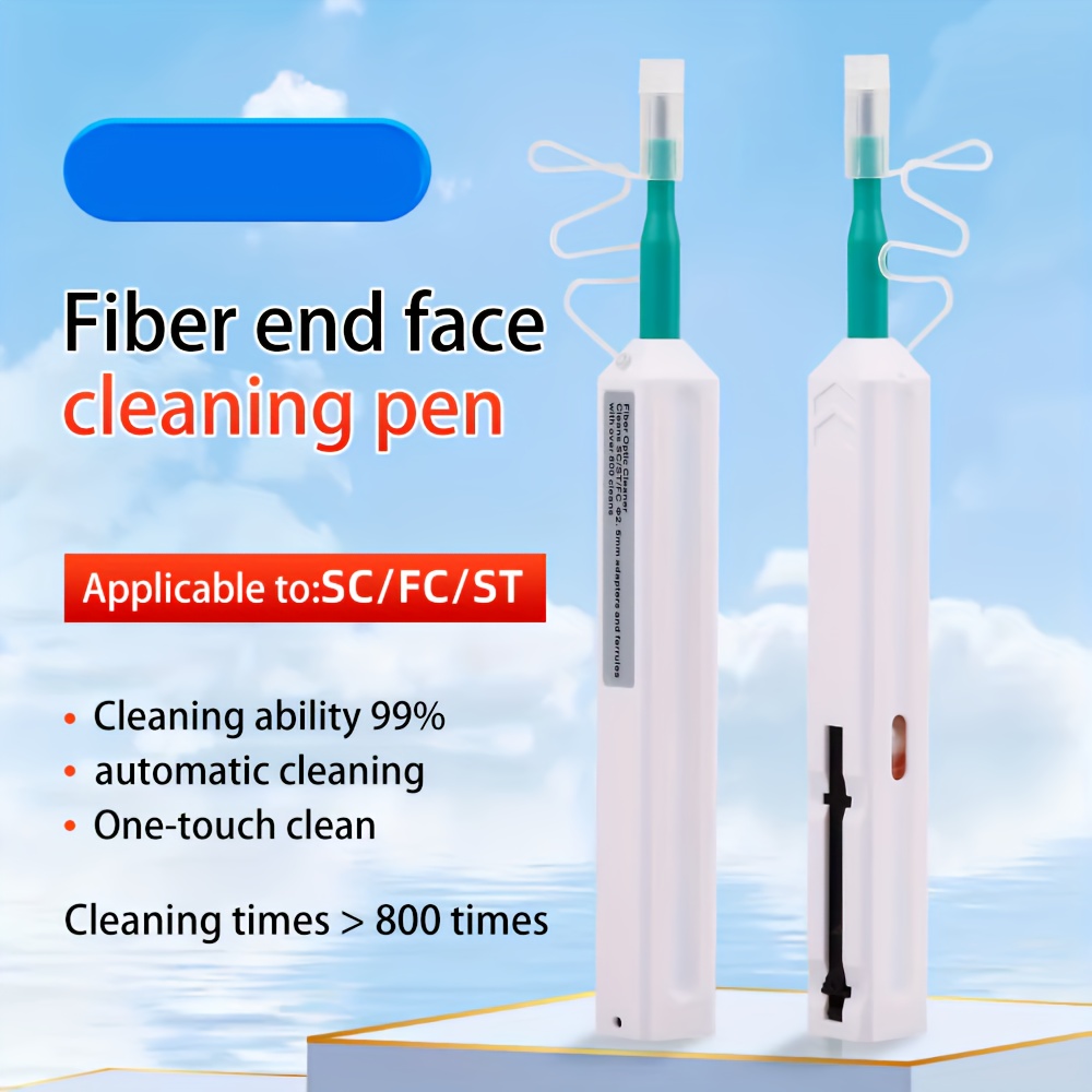 Cleaner 2.5mm 1.25mm Fiber -click Cleaning Pen For Sc/fc/st/lc Connector