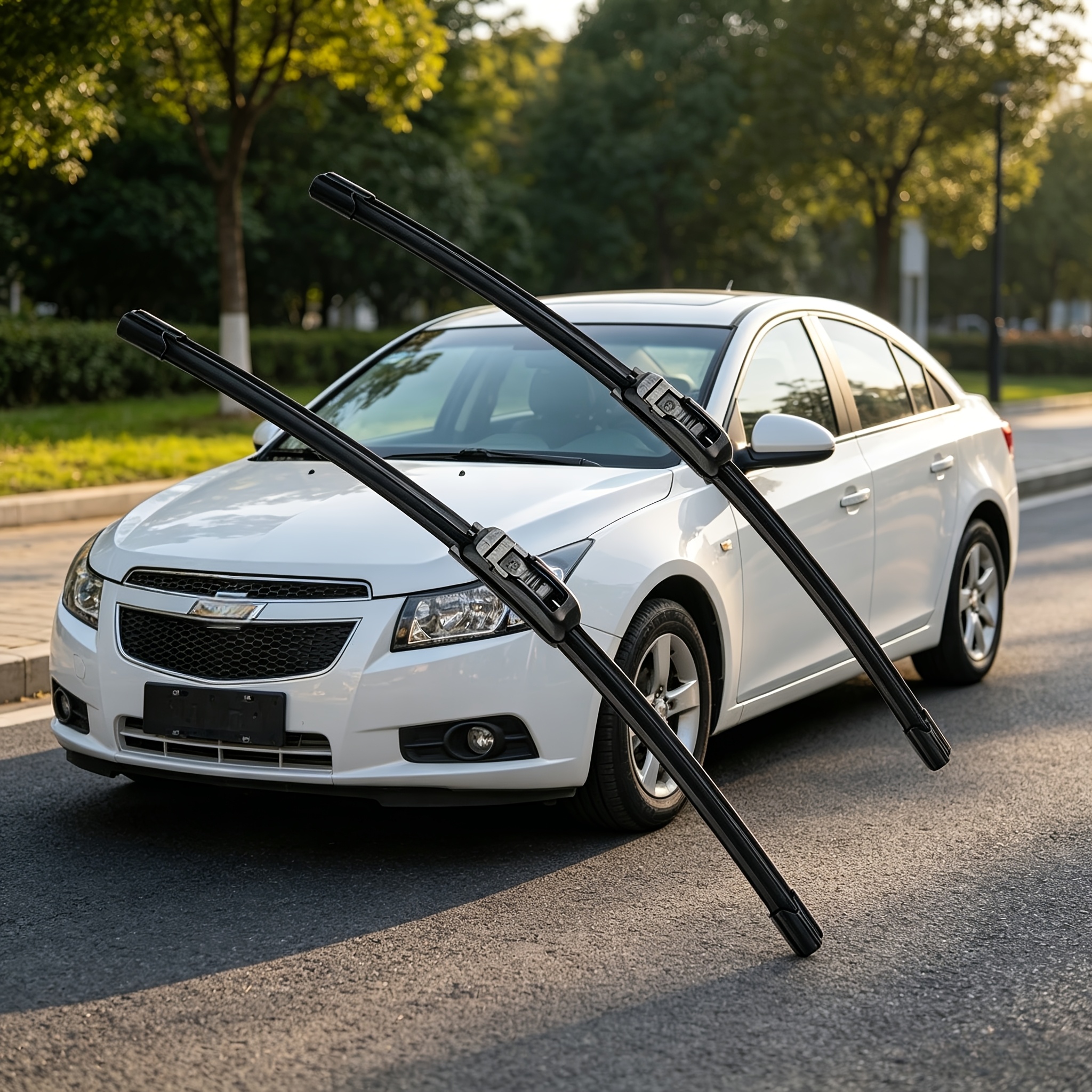 TEMU Set di tergicristalli a interfaccia a U pezzi 24"+18" per Cruze 2009-2015 | Spazzole tergicristallo con gancio a U senza staffa, silenziose e