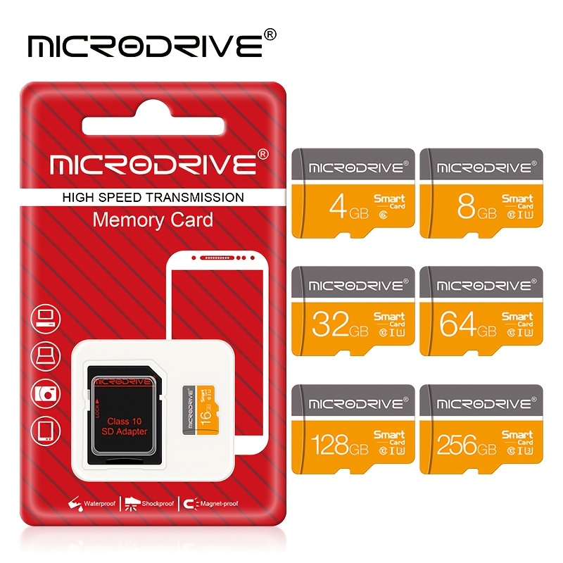 

Carte SD TF micro haute vitesse 4 Go 8 Go 16 Go 32 Go 64 Go 128 Go 256 Go classe 10 TF U3 micro mini sd pour adaptateur SD