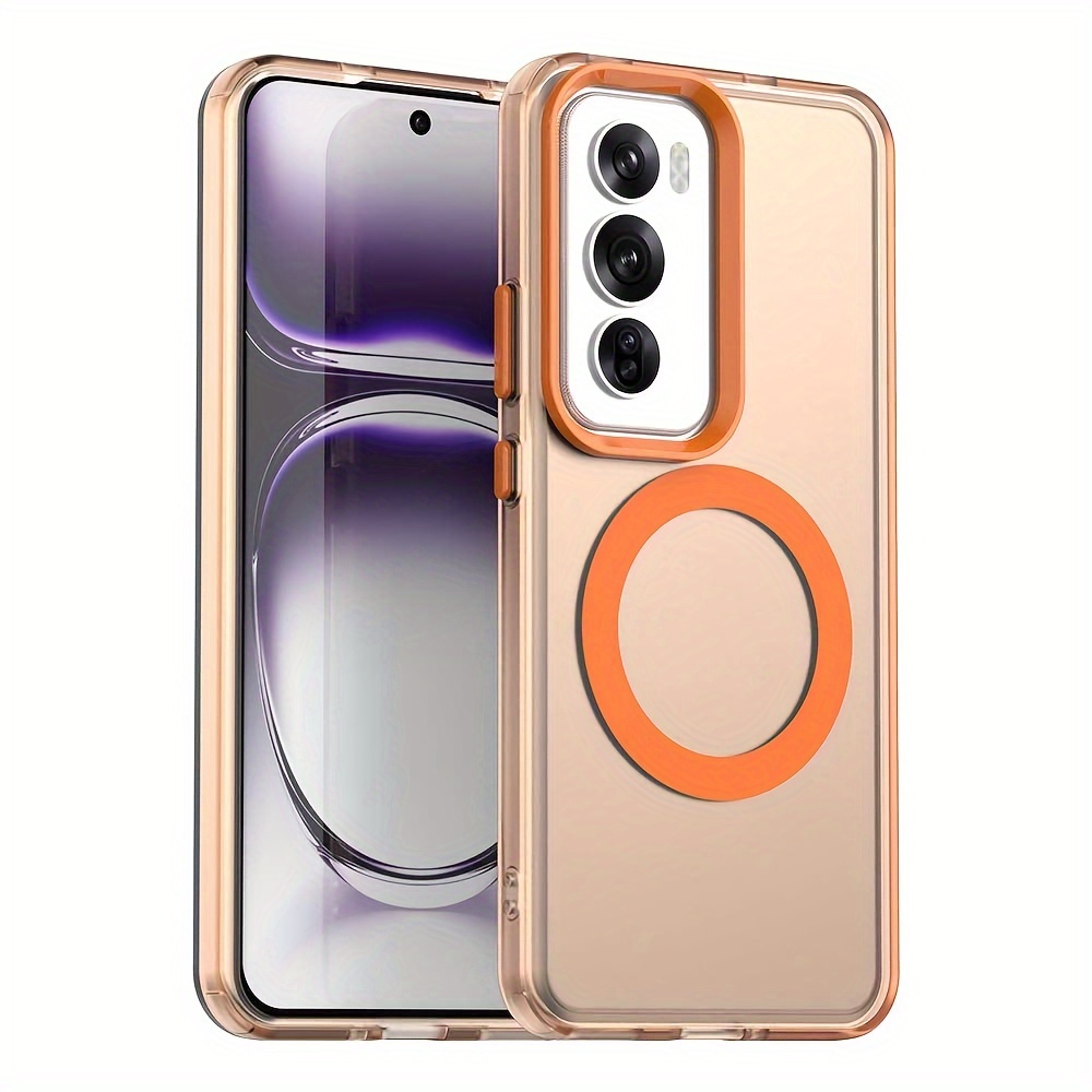 

Suitable For Oppo Reno12, Reno12 Model, High-quality Magnetic Tpu Transparent Dustproof And Shockproof Mobile Phone Case - Easter, Christmas, Halloween Gift, Perfect Gift For ,