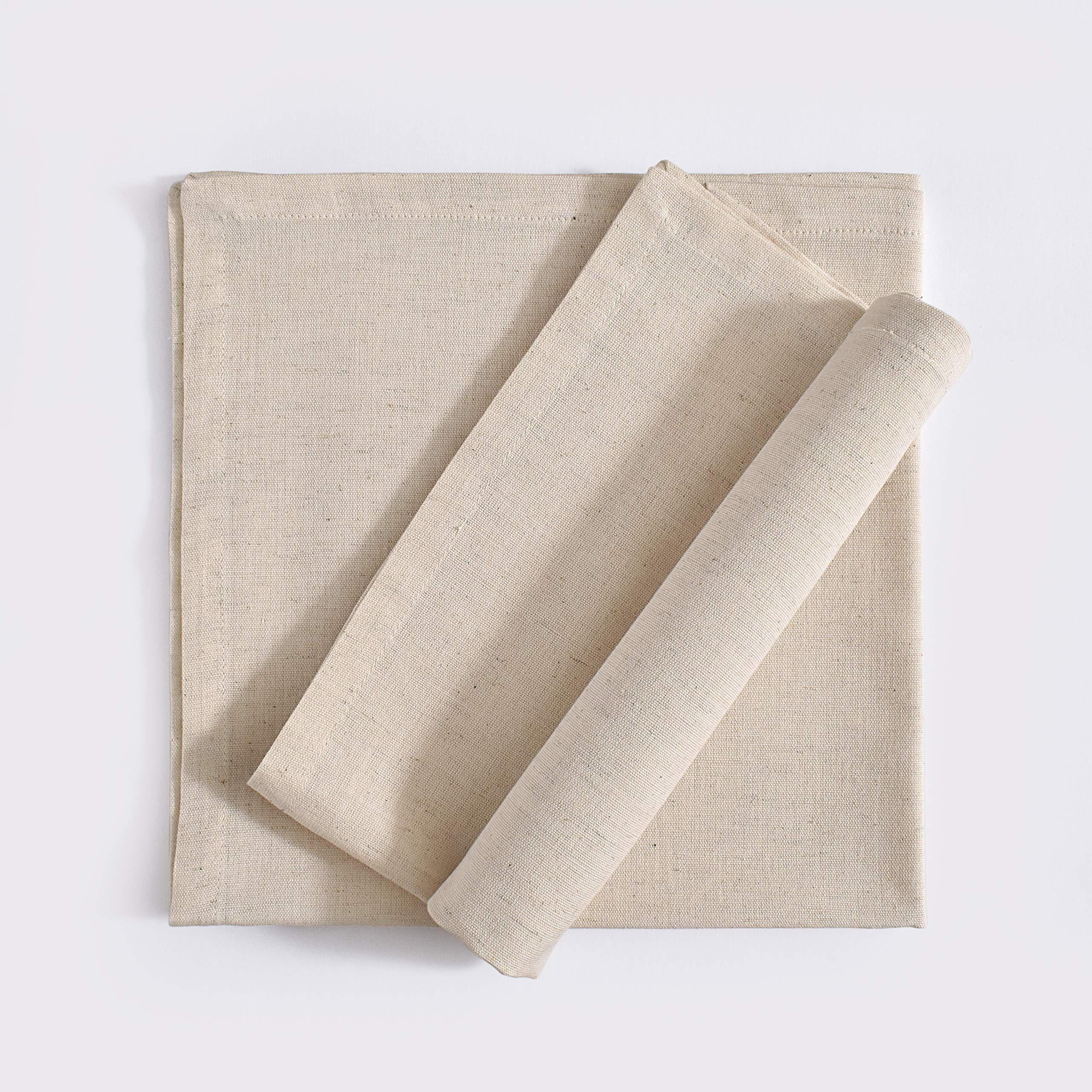 Image of 2/6/pcs Linen Napkin, Dining Table Decoration, Hotel Mouth Cloth, Wipe Cup Cloth, Wine Absorbent, Restaurant Towel, Perfect For Parties, Weddings And Dinners, 16*16 Inch