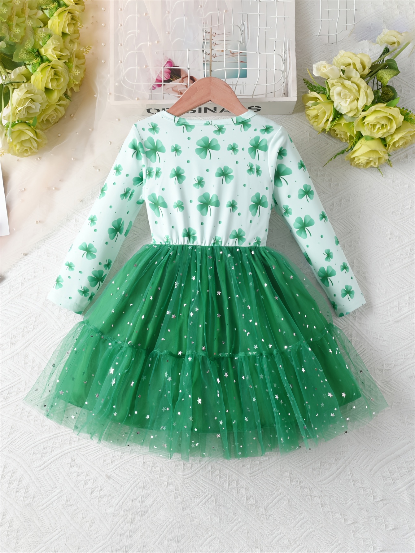 slim fit dress slacks Clover Charm" Dress (Green)  Happily Ever Aften