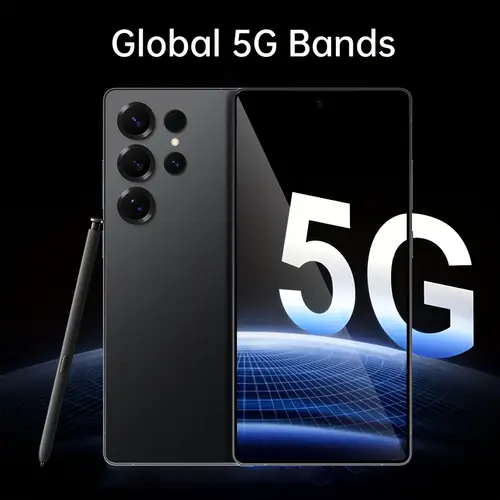 s25 unlocked 5g cell phones android 14 smartphones 12gb 512 8 hd display 108mp 48mp camera 6800mah pen face recognition unlocking gps type c charging cable case screen protector included perfect gift for holidays