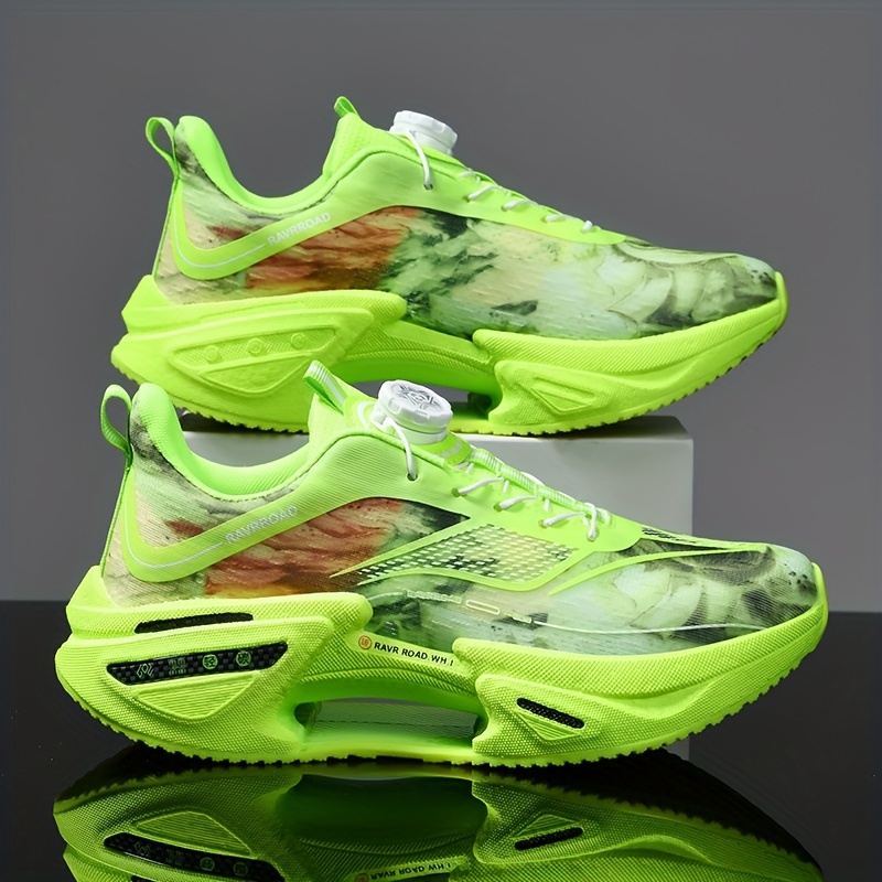 TEMU Sneakers, Dual Mesh Knob Version Parent-child Style Genuine Explosion Soft Sole Sports Running Shoes