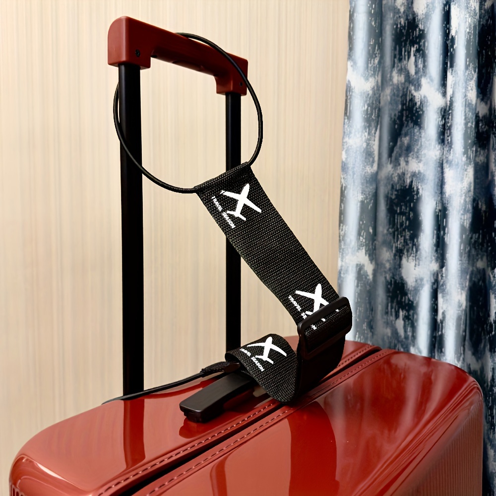 Airplane Print Nylon Luggage Strap, Single Pack
