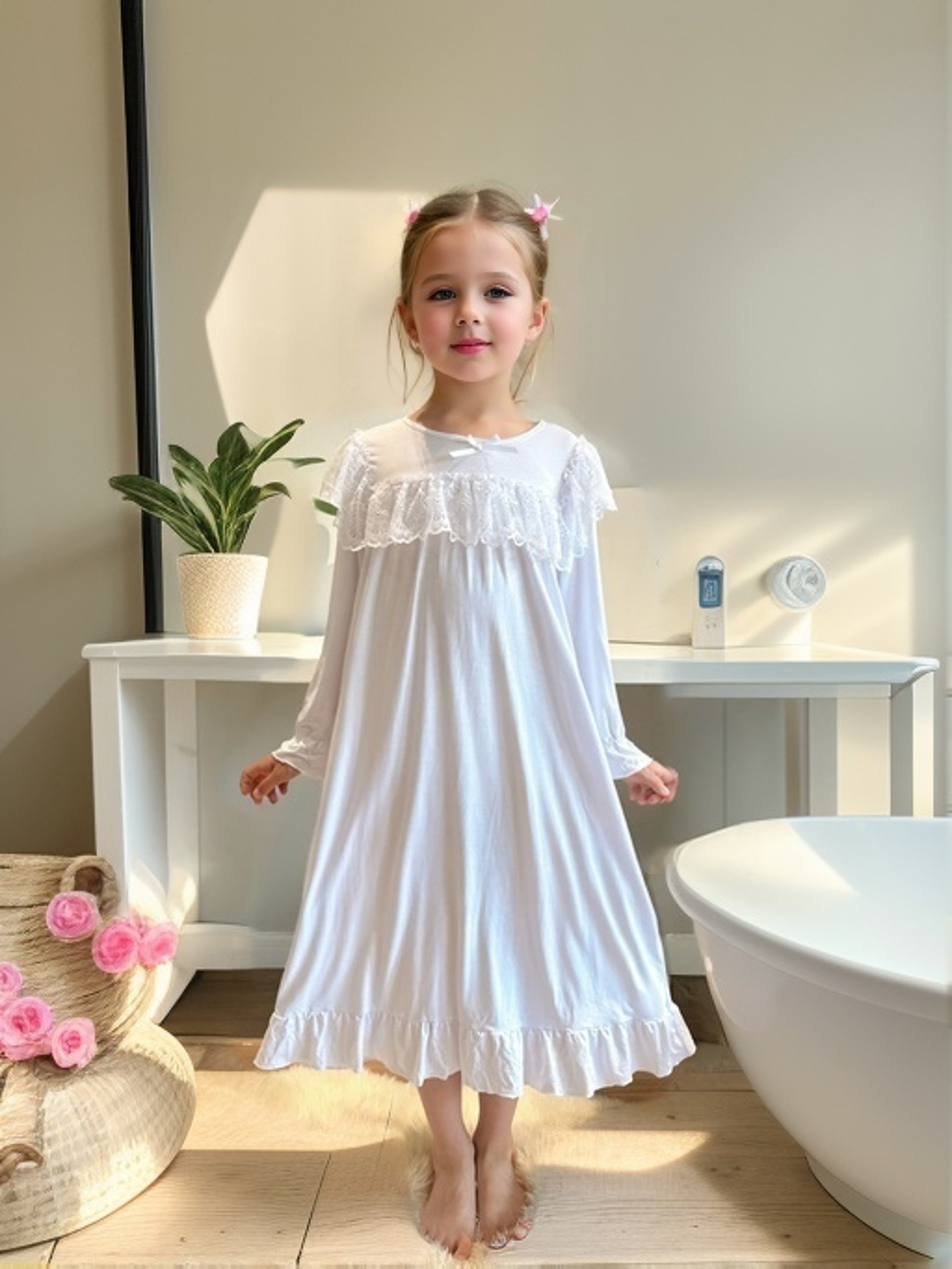 girls nightgowns sold on Temu Japan