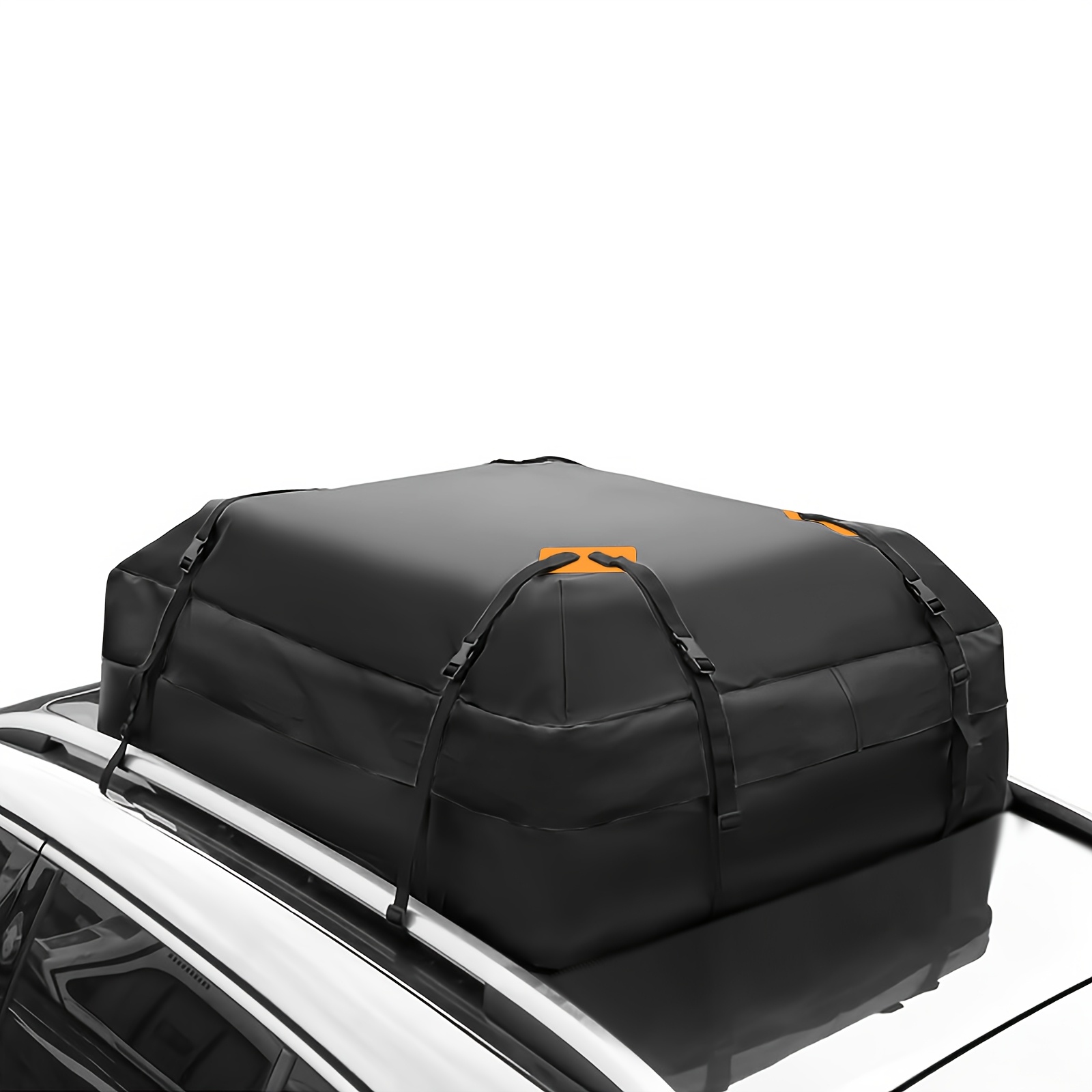 TEMU Nyndox Car Carrier, 15 Cubic Feet Box, Automotive Luggage Roof Rack Carrier Made Of 600d Oxford Fabric, Car Storage Roof Top, Car Roof Bag, Fits All Cars With Racks