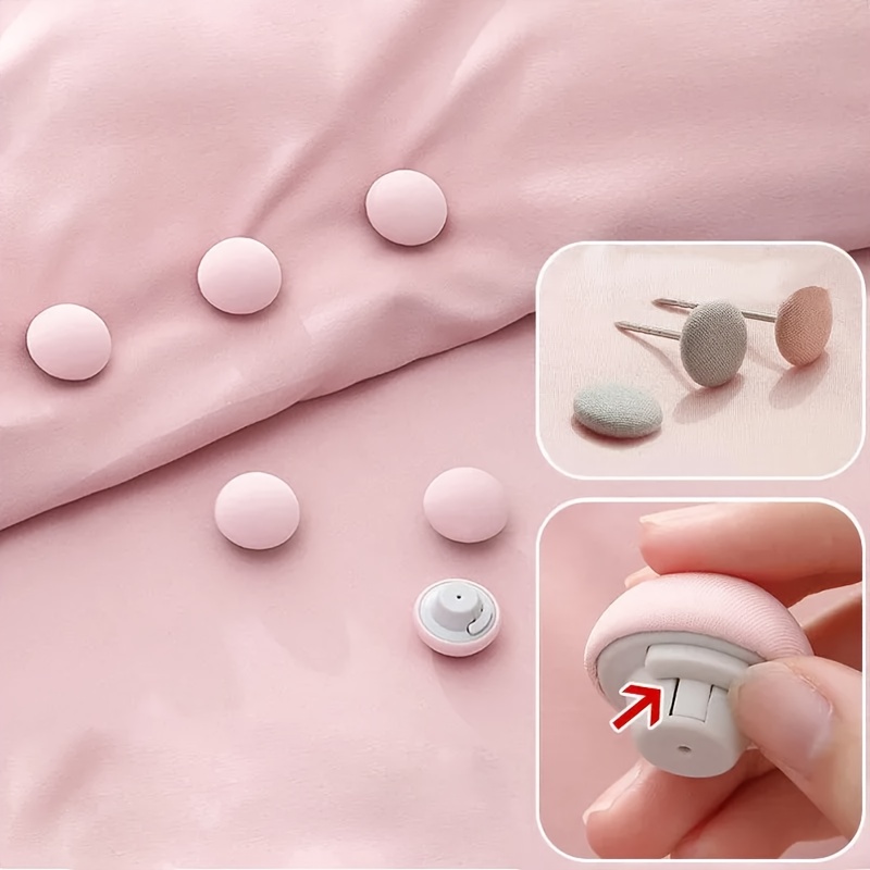 6pcs cute quilt clips non slip traceless quilt clips   unlock blanket fixer quilt cover quilt fixing clips details 0