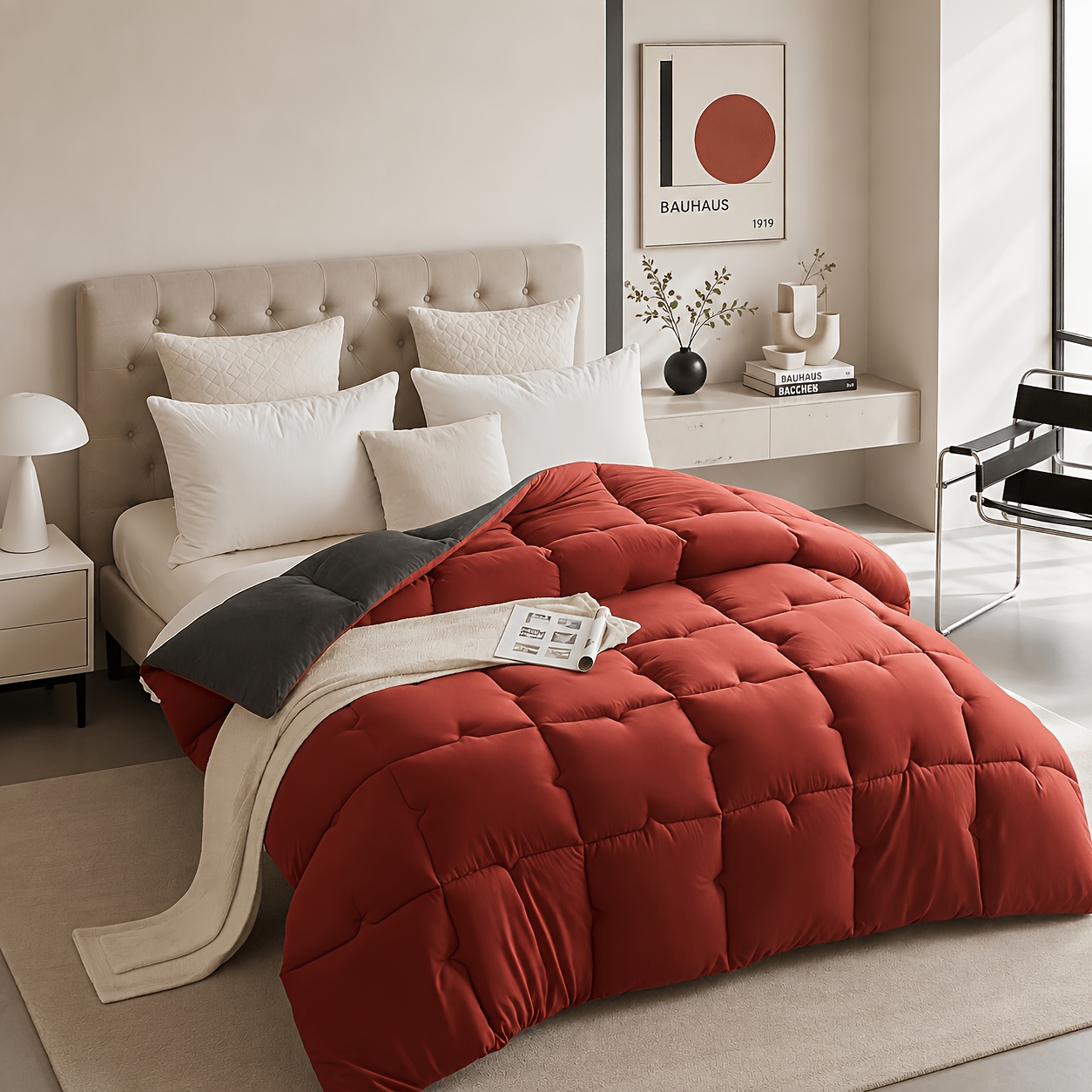 Image of Quality Winter Thick Duvet, 400g/m², Double-sided Use, 95° Wash, Thickened , High-quality Filling, Durable , Soft And Breathable Fabric, -tex Standard, Duvet Cover Not Included