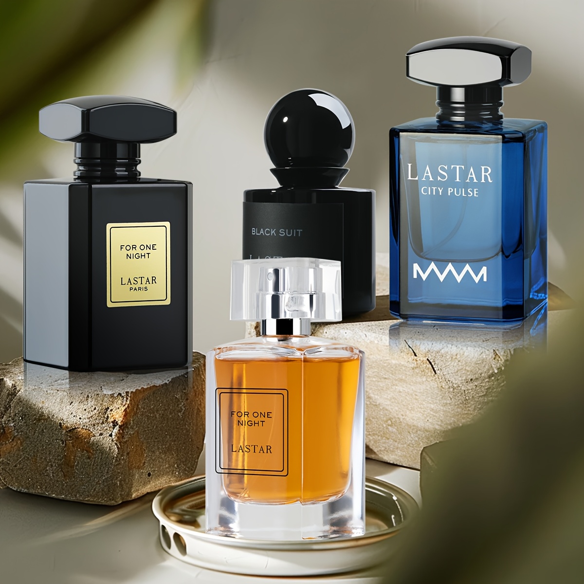 Image of 4 Bottles Set, Patchouli, Vanilla, And Fragrances, Men's Cologne, Long-lasting Perfume, Suitable For Dating, Parties, And Daily Work, Each Bottle Is A , Exquisite Gift For Men
