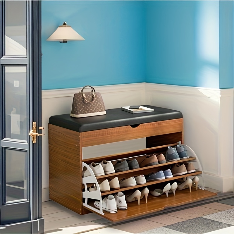 TEMU Shoe Rack, Shoe Rack Organizer, Shoe Rack Organizer Cabinet, Shoe Rack For Entrance, Shoe Boxes Space Saving Shoe Rack
