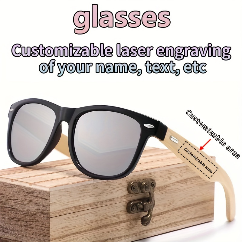 

Lunettes pour hommes, lunettes personnalisées, pour les fêtes en plein air, les vacances, les voyages, la conduite, les accessoires photo, les cadeaux