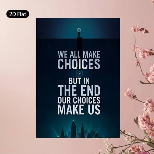 2d flat 2d flat 1pc frameless canvas artwork featuring the quote make but our us ideal for enhancing the decor of room bedroom office study or hallway