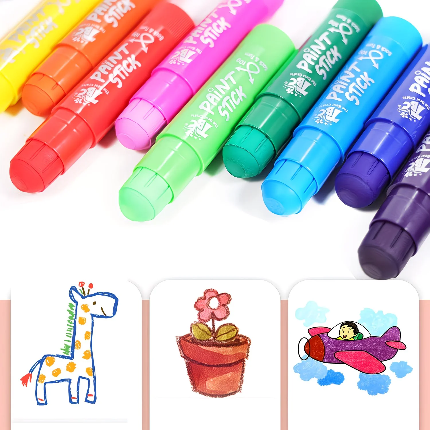 12-Pack Washable Tempera Paint Sticks for Kids & Students – detail 3
