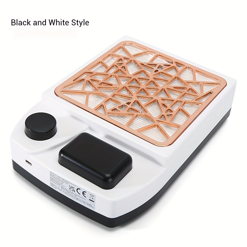 Esmalte de Unhas Acrílico DENGXUN, Ventilador Aspirador de Pó de Unhas com Alimentação USB para Manicure - Aspirador de Pó Compacto com Baixo Ruído, Perfeito para Uso Doméstico, Viagens e Salões de Beleza - Uma Ferramenta Essencial para Técnicos de Unhas