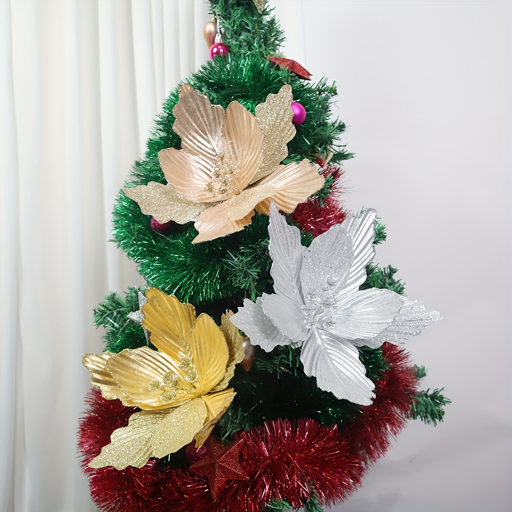 28 cm künstliche weihnachtsblumen dekoration