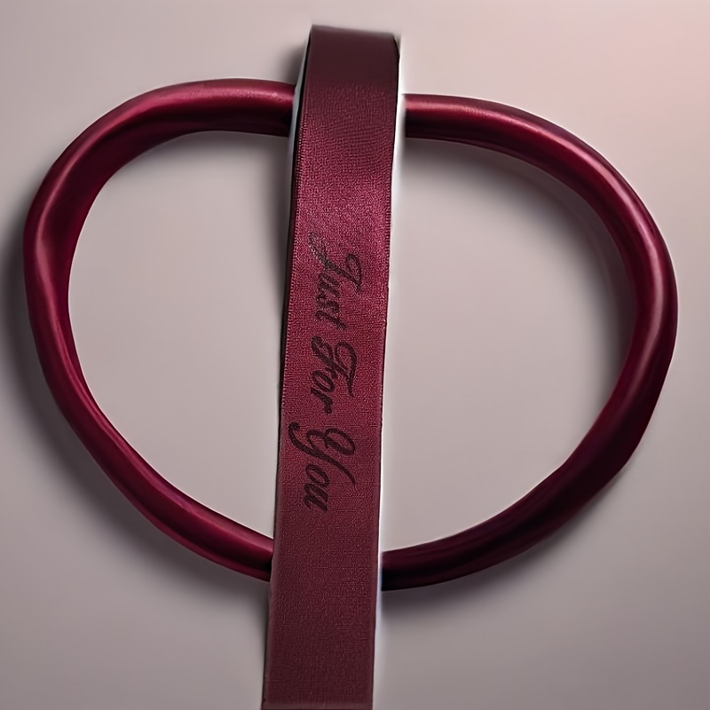 TEMU Nastri personalizzati in poliestere qualit�, 0,98 pollici x 5,47 iarde, con carattere inglese personalizzato. Disponibili anche con nativi
