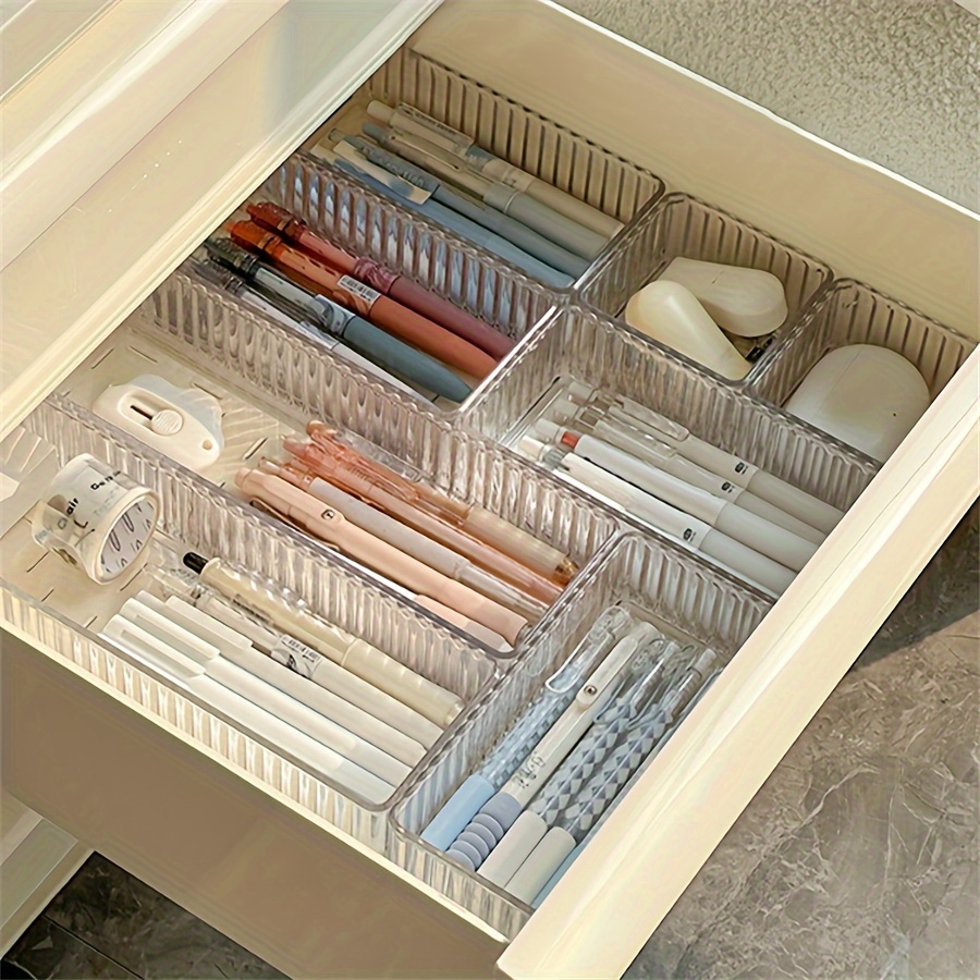 

Clear Organizer Set Dividers - Storage For Supplies, Bathroom &