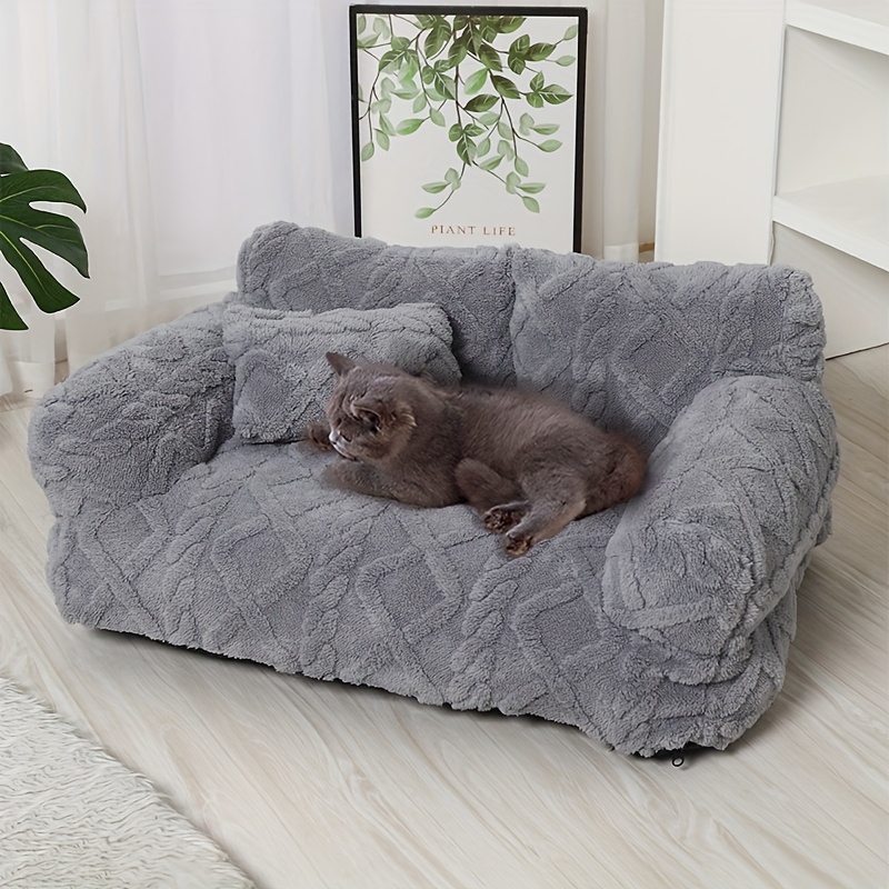 cama acogedora mascotas invierno gatos perros pequeños Temu