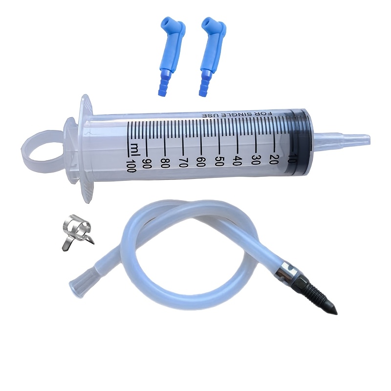 TEMU Brake Bleed Kit | Hydraulic Disc Clutches Bleeding Fluid Extractor Bleeder Tool Universal Auto Bleeder Pump Exchange Adapter, Made Of Other