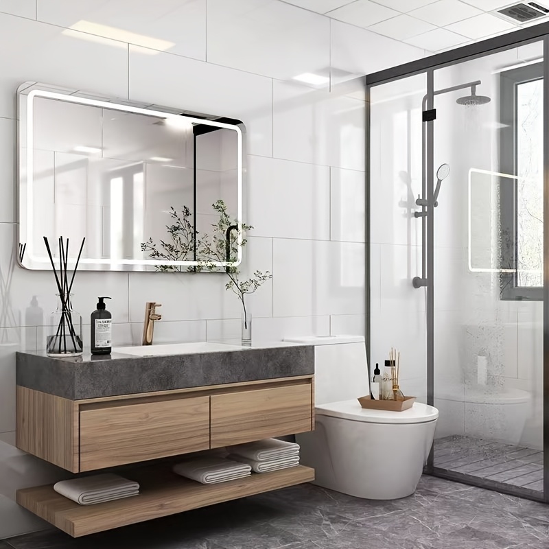 10pcs 20pcs 60cm 30cm 23 62in 11 81in porcelain tile stickers wall decoration ugly wall panel waterproof and moisture proof bathroom kitchen wallpaper details 2