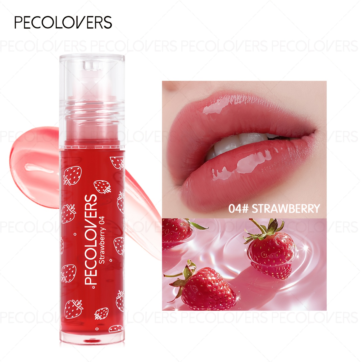 Image of Rolling-ball Fruit Lip Oil, Provides For The Lips Without Causing , Long, And Serves As A Base Lip Balm
