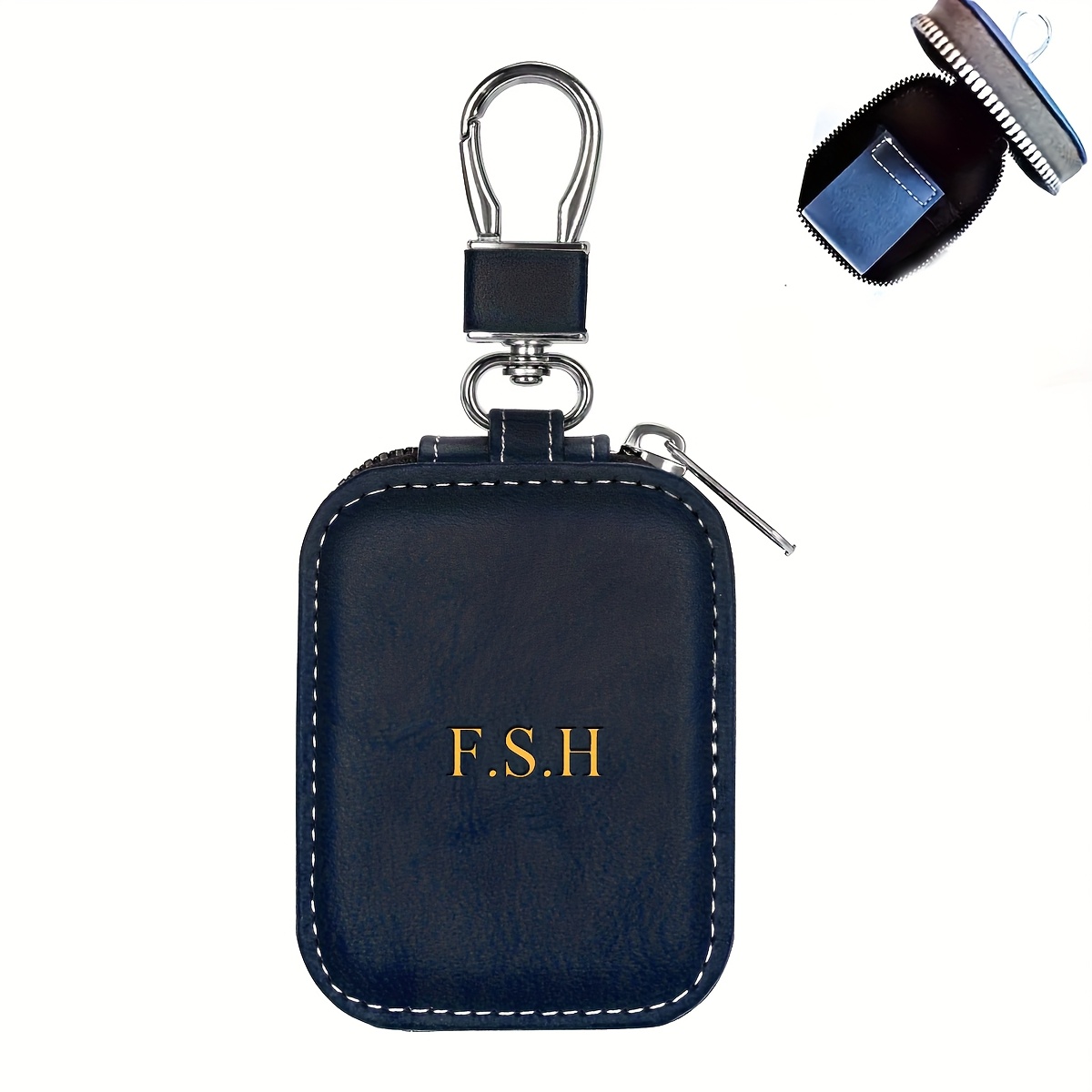 TEMU Customizable Earphone Case Personalized Diy Name 3d Hot Foil Stamping Stylish Pu Synthetic Leather Case Compatible With Airpods 1 2 3 4 Pro Pro3