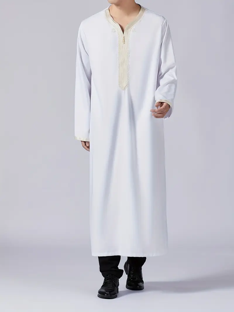 túnica árabe saudí hombre dishdasha larga kandora Temu Dominican