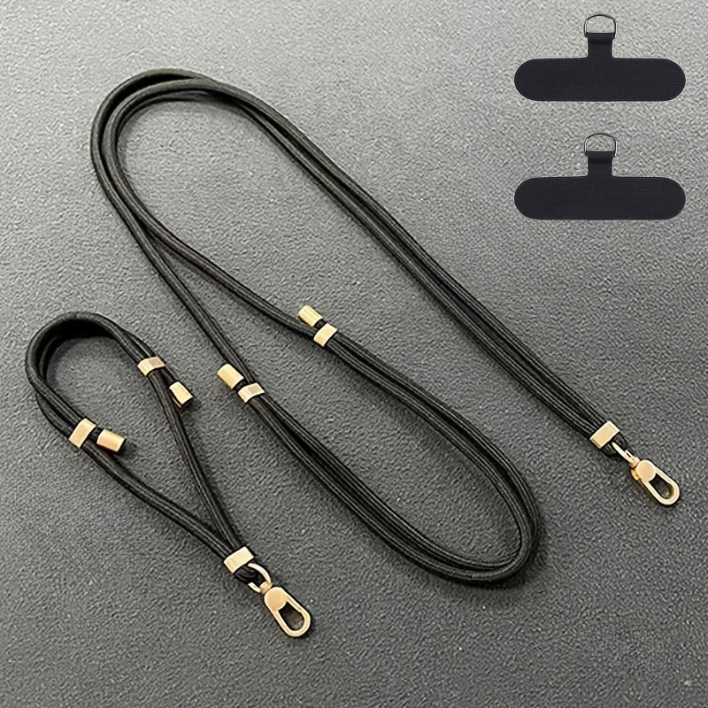 

2pcs Adjustable Polyester Phone Lanyards - Anti-lost Wrist Straps For Applications, Phone Hanging Rope