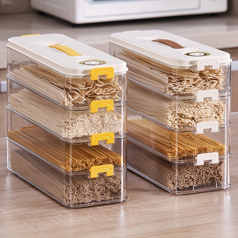 large capacity air tight food storage container   pp plastic for   noodles more ideal for kitchen organization with lid Product details 3