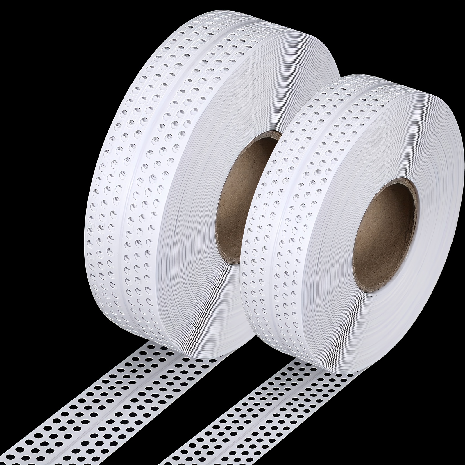 229.65ft Pvc Corner Tape - High-quality Self-adhesive Patterned Sealing Tape, Suitable For Foam Boards, Ceiling Repairs, Home Decoration Plastic Tape, Ceiling Crack Repair, Adhesive Foam Board Tape
