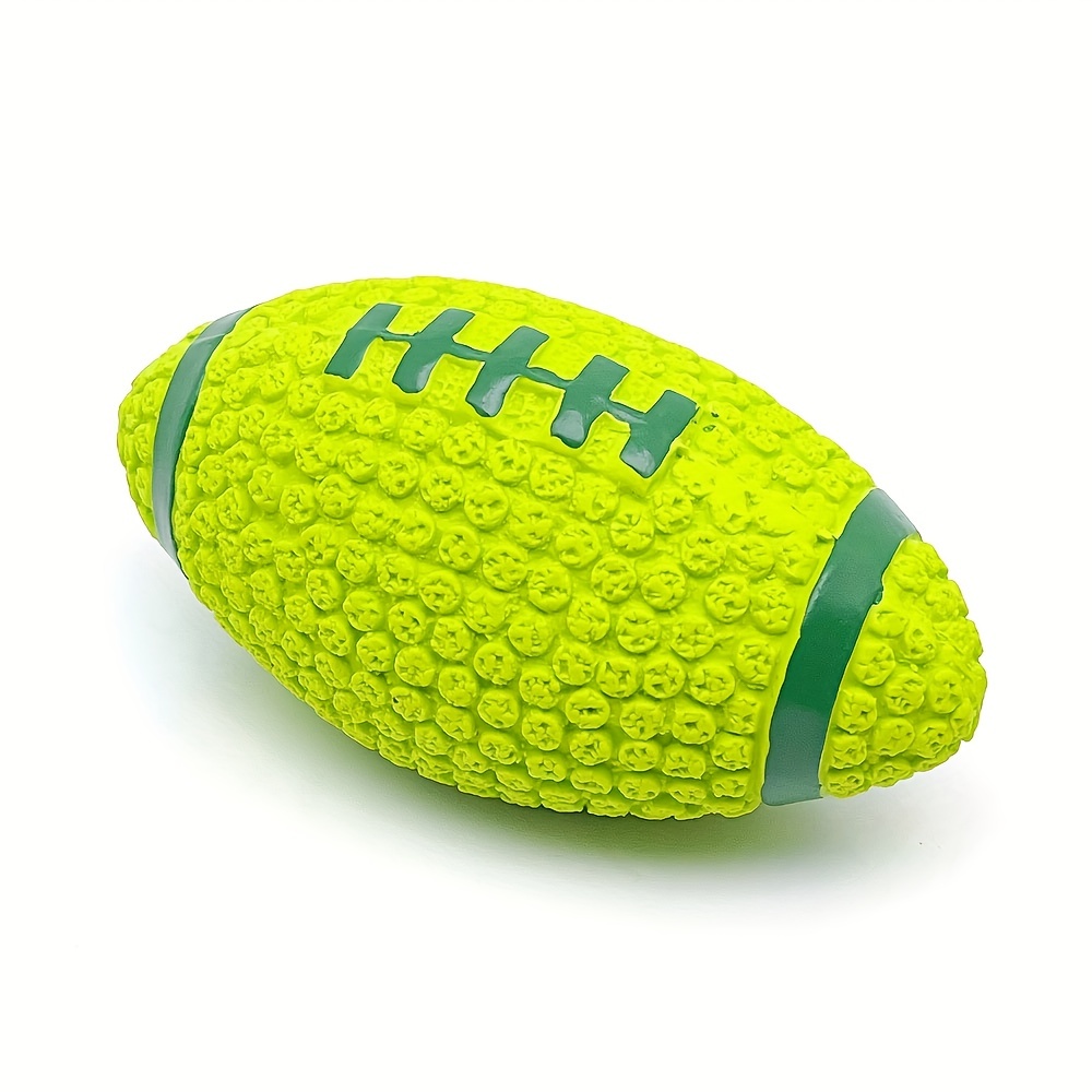 1pc Squeaky Dog Chew Toy Latex Pet Ball Interactive Dog Toy, Without Battery