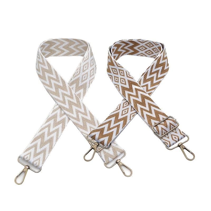TEMU 2 pezzi Stile Combinazione Multi-Style Abbinamento Tracolla a Bandoliera Sostituzione Tracolla a Spalla Larga, Colorata Estensibile Regolabile