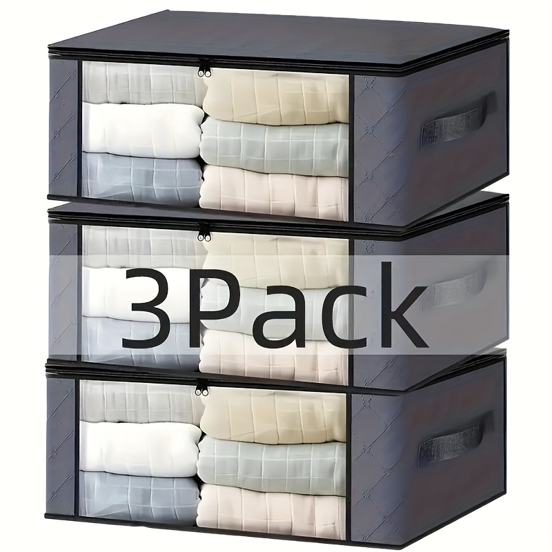 Transparente Aufbewahrungsbeutel Mit Reißverschluss 8 Stück – 30,5x30,5x30,5 Cm, PVC, Mit Tragegriffen