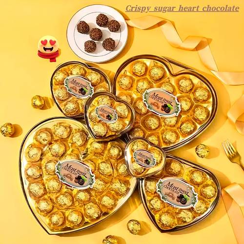 filled chocolates a gift box valentines day high end candies heart shaped chocolate tin wafer chocolates as holiday gifts individually packaged for weddings and casual snacks