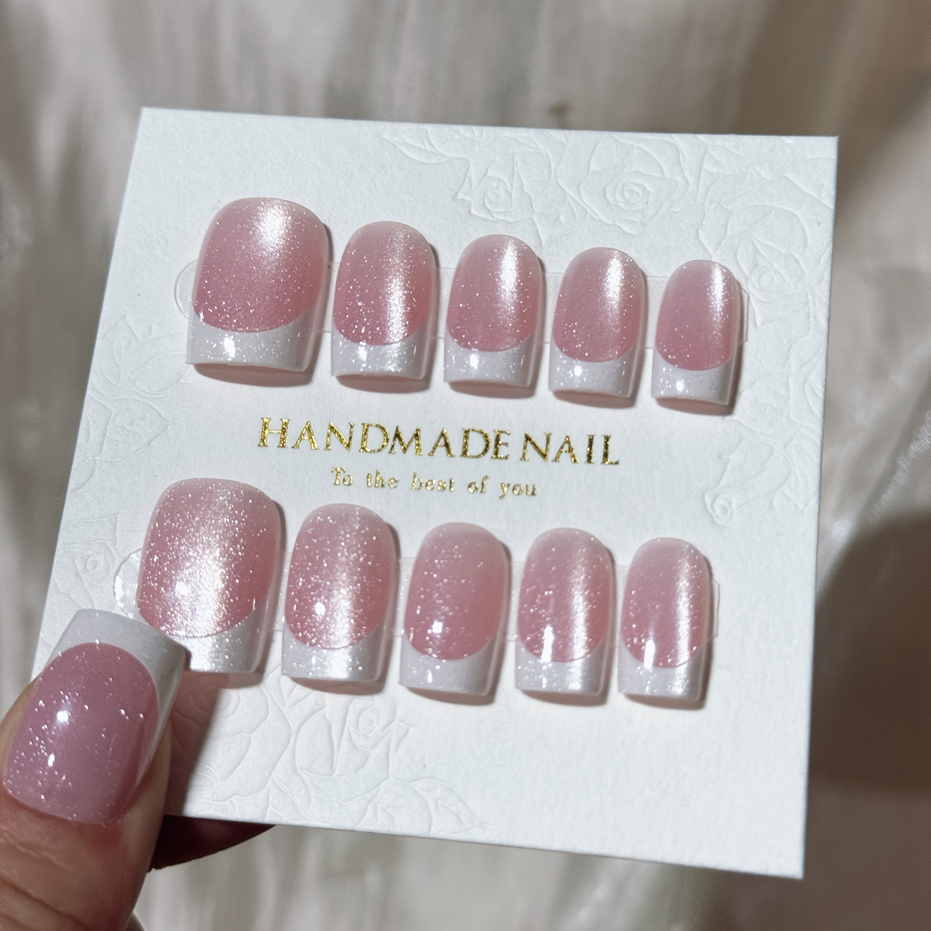 150pcs Classic -by-size Pink Set, Full Coverage Nail Surface, Versatile For Everyday Use, With A Beautiful Box