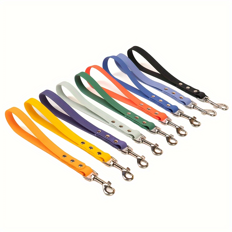 

Short Dog Leash, Biothane Waterproof Pet Leash Handle, Traffic Leash, Traffic Lead For Dogs Training Walking