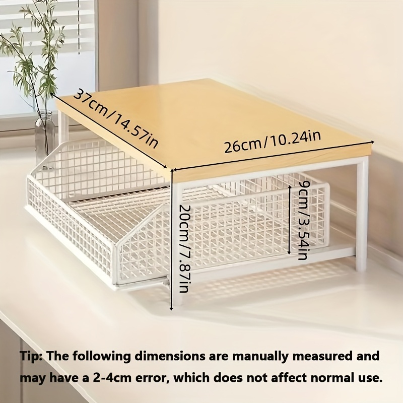 Vertical Shelf for Kitchen Microwave