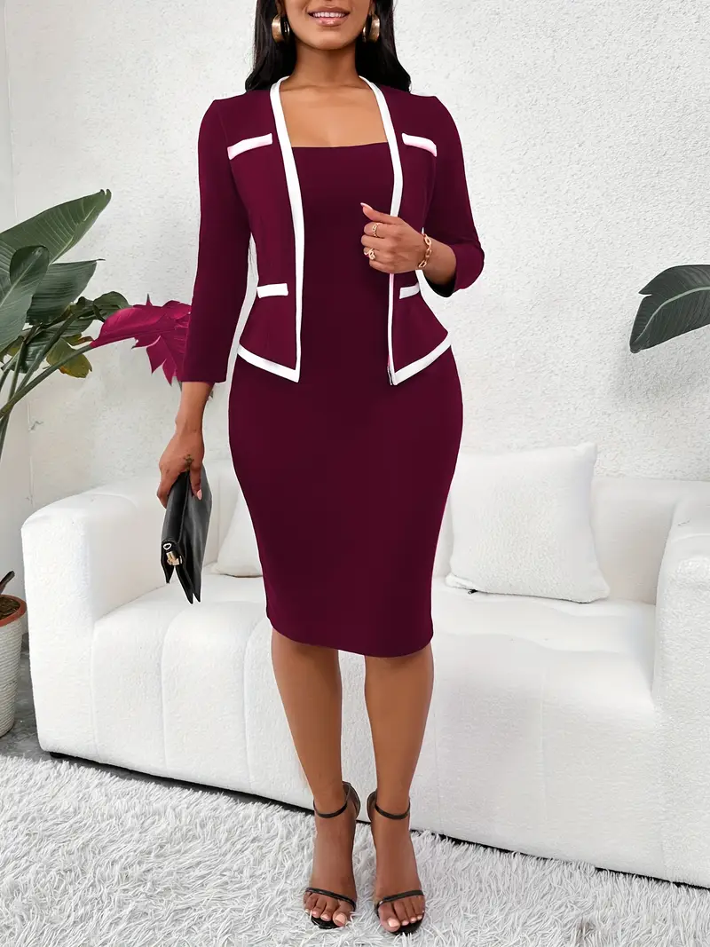 autumn winter imitation two piece elegant womens clothing - Temu autumn winter imitation two piece elegant womens clothing - Temu