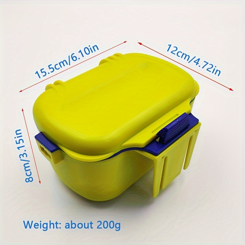 Brethable worm container Plastic bait box Fishing bait box Earthworm lure  box Fishing worm box