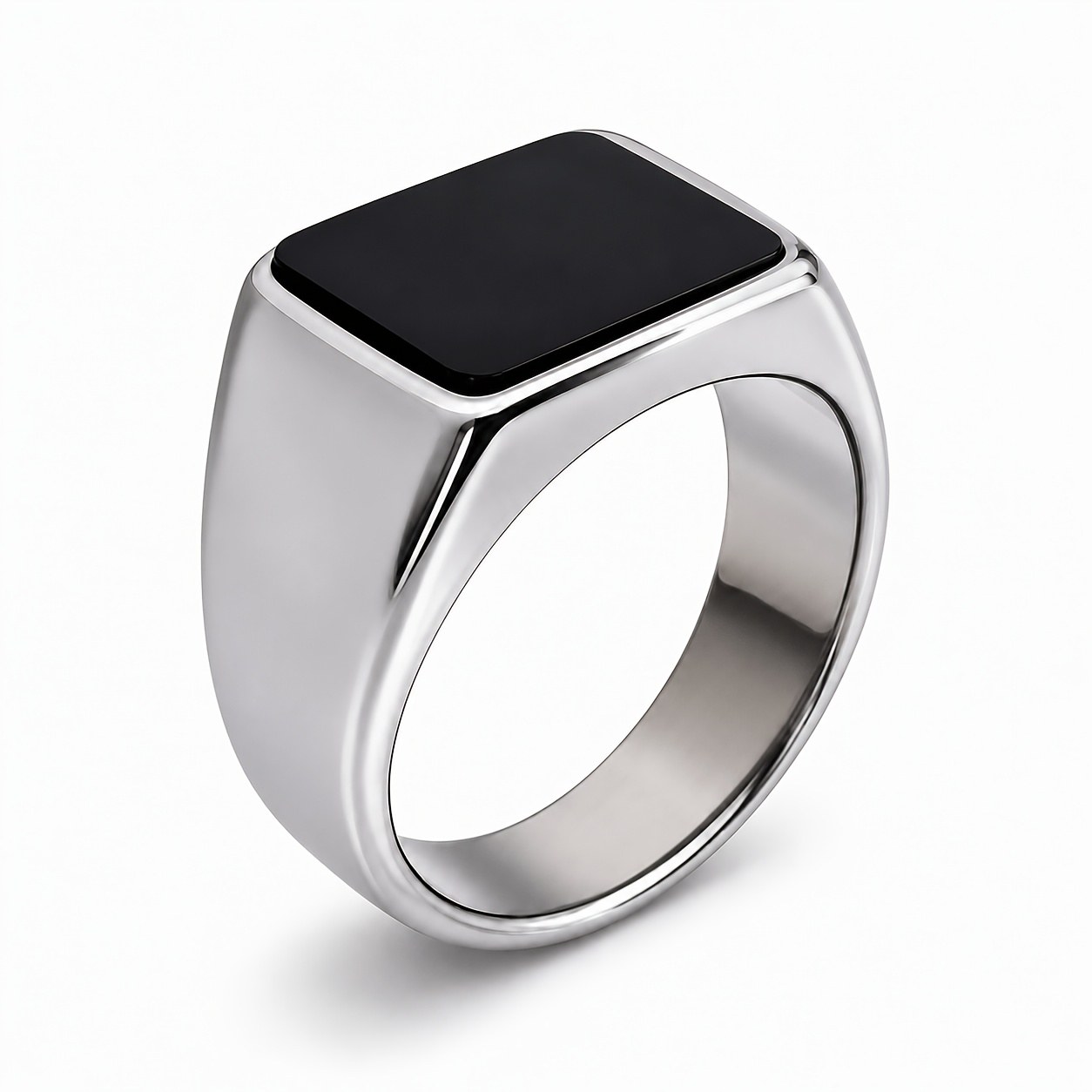 TEMU A Modern And Minimalist Stainless Ring, A Versatile And Suitable Ring Accessory For Men And Women, Daily Commuting.