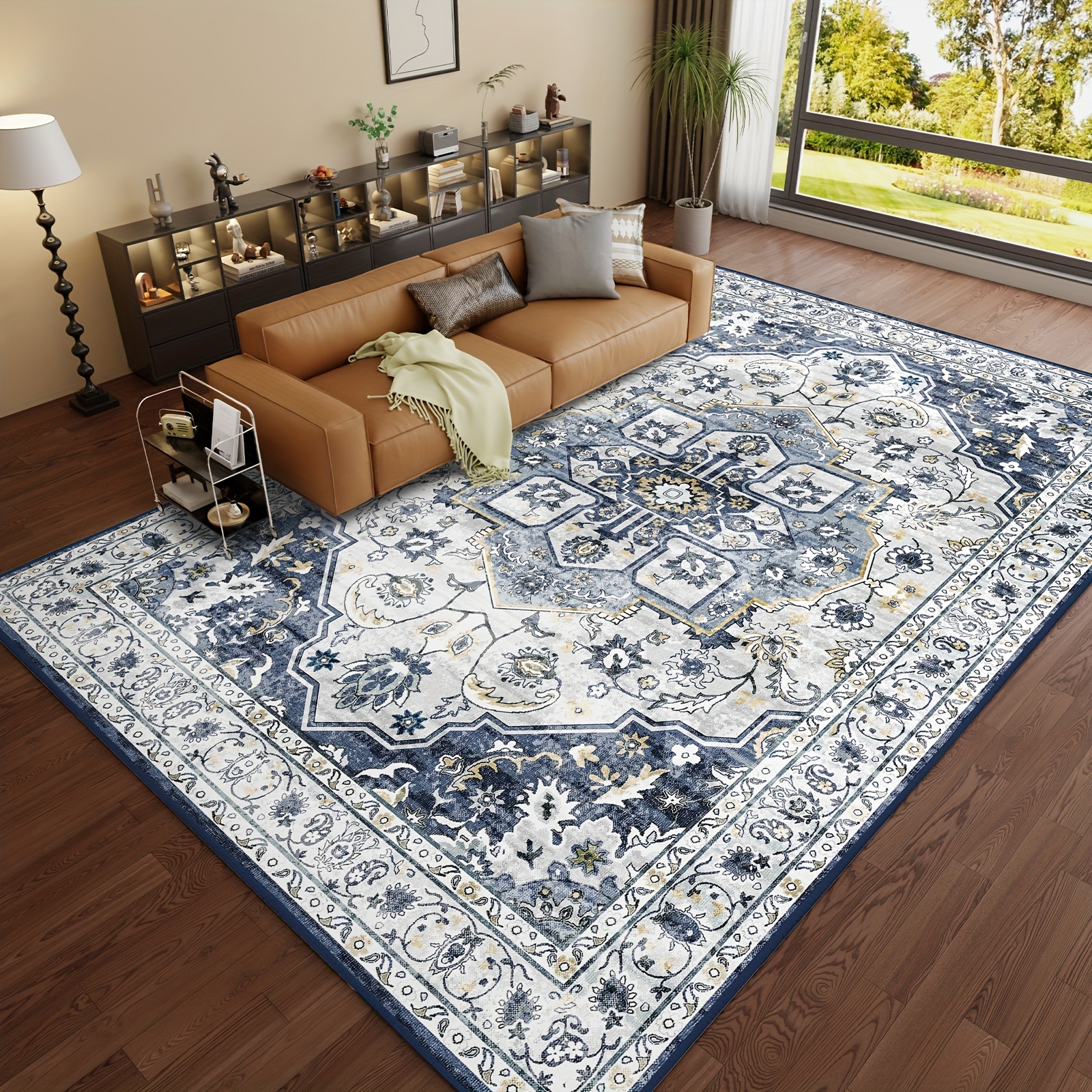 the Apartment blue Lottery Rug