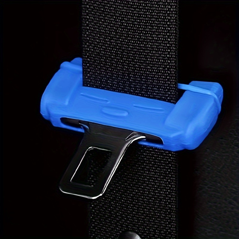 Silicone Car Seat Belt Protector - Anti-scratch Clip Cover For Interior Safety Accessories