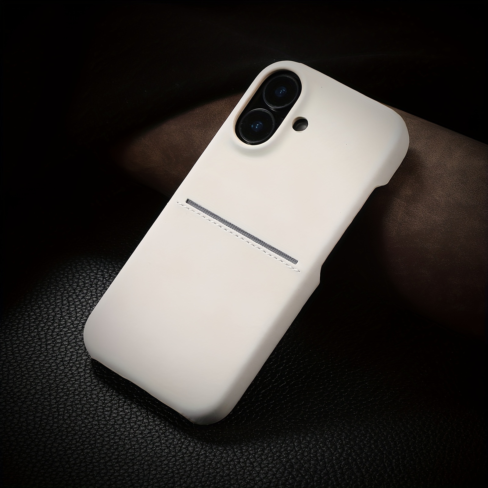 TEMU Phone Case - For Iphone 16 Pro Max/16plus/16pro Phone Case With Card Bag Back Shell Matte Feel Slip And Scratch Resistant Protective Cover