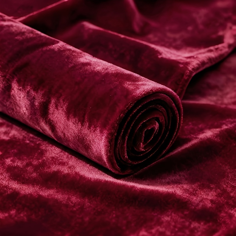 TEMU 2026 New Luxury High-grade Velvet Fabric, Featuring Fluffy And Soft Texture, Breathable And Durable. The Fabric With An Exquisite Natural .