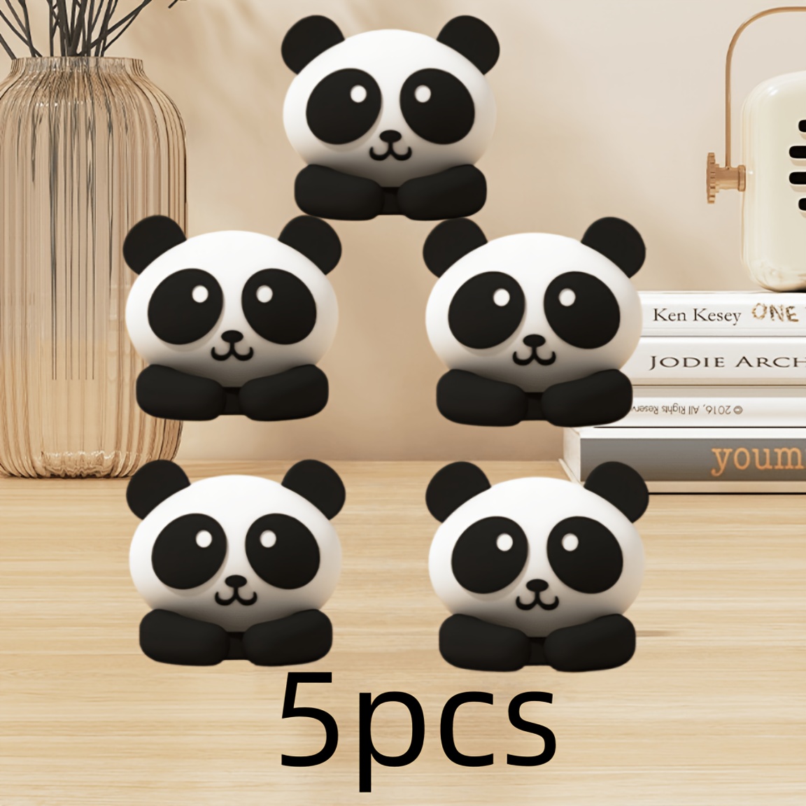 TEMU Juego de 5 organizadores de cables multifuncionales para escritorio, ganchos y clips prácticos, adecuados para cables de ratón/auriculares,