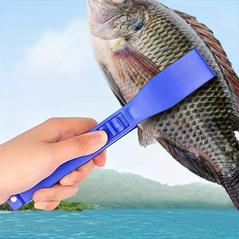 1pc Non-Slip Fish Grip Tool ABS Plastic Multi-Functional Fishing Pliers with Ergonomic Handle, No-Harm Release for Bass Large Fish, Ideal
