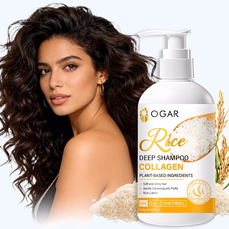 10 in 1 rice shampoo enriched with rice rosemary keratin biotin collagen betaine jojoba oil argan oil castor oil and more nutrients gently cleanses controls oil by frizz moisturizes dry and damaged hair enhances hair Product details 4