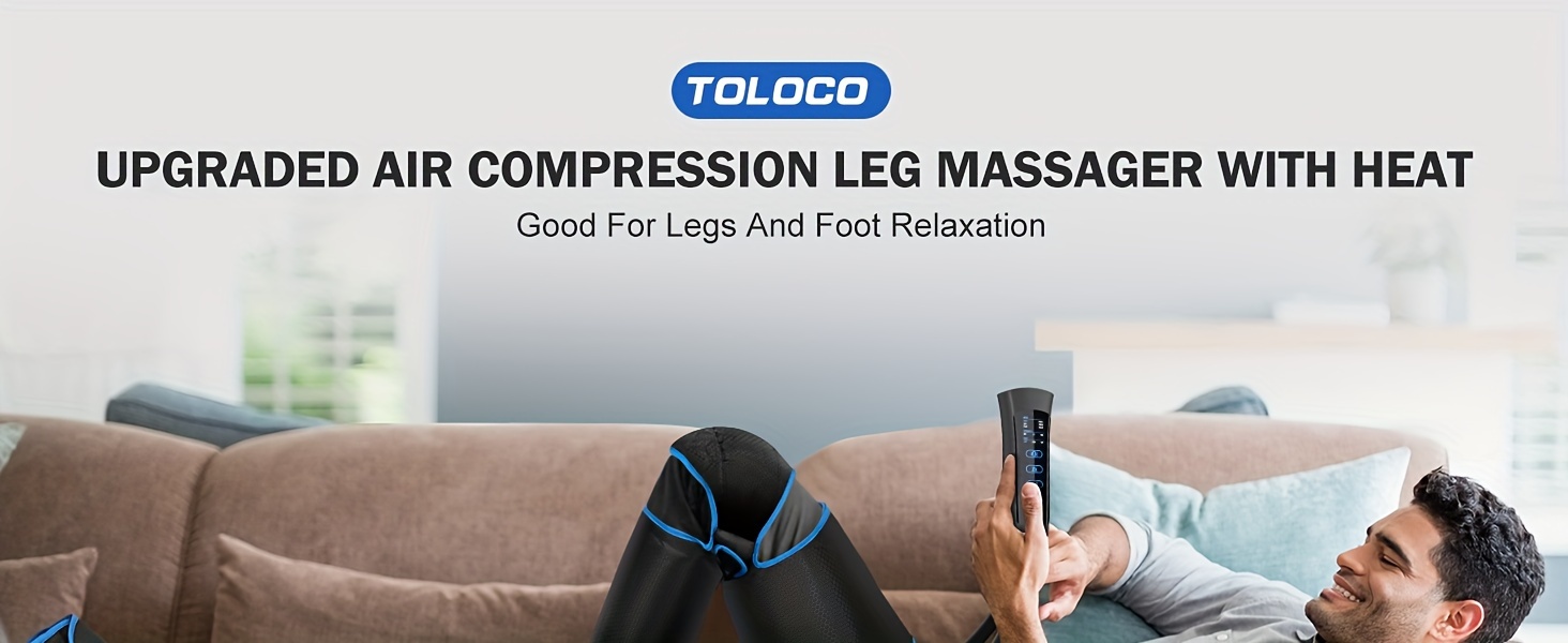leg massager leg massager with air compression for circulation relaxation with 6 modes 3 vibration birthday christmas gifts for women men details 0